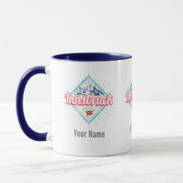 Caneca Innsbruck Tyrol Áustria Retro Alps Vintage