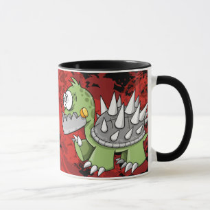 Caneca insana louca da tartaruga da guerra do rob