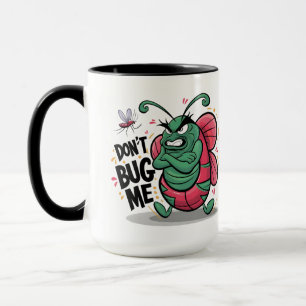 Caneca Inseto Sassy: Arte Whimsical Inspirada no Grafite