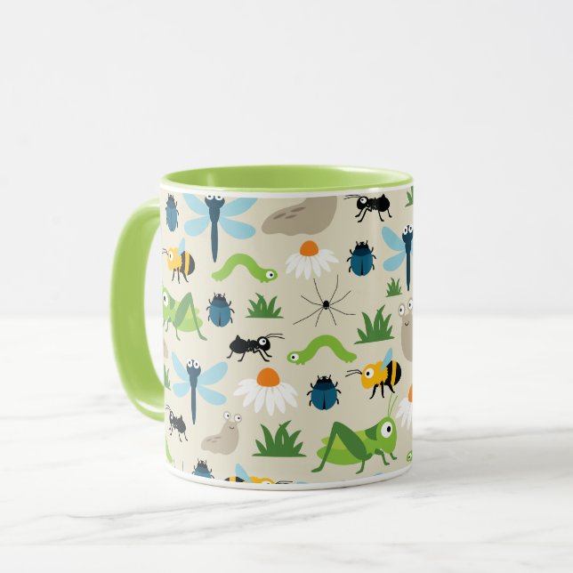 Caneca Insetos (Frente Esquerda)