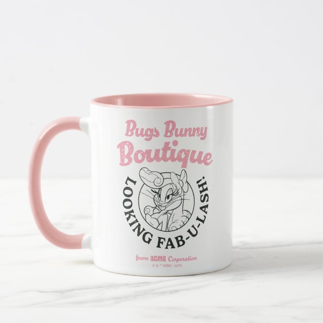 Caneca INSETOS BUNNY™ Boutique - Parecendo Fab-U-Lash! (Esquerda)