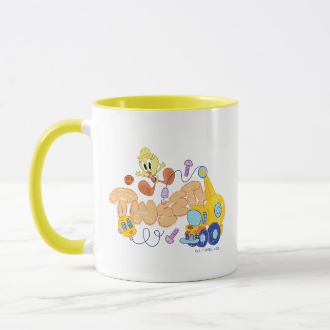Caneca INSETOS BUNNY BUILDERS™| Arte em esboço TWEETY™ (Esquerda)