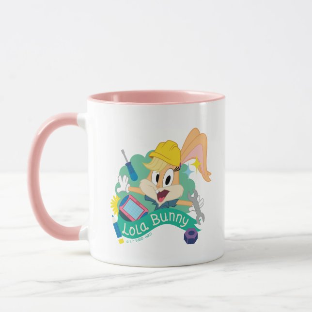 Caneca INSETOS BUNNY BUILDERS™| Caractere Gráfico de Lola (Esquerda)