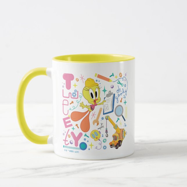 Caneca INSETOS BUNNY BUILDERS™| Ferramentas de trabalho T (Esquerda)