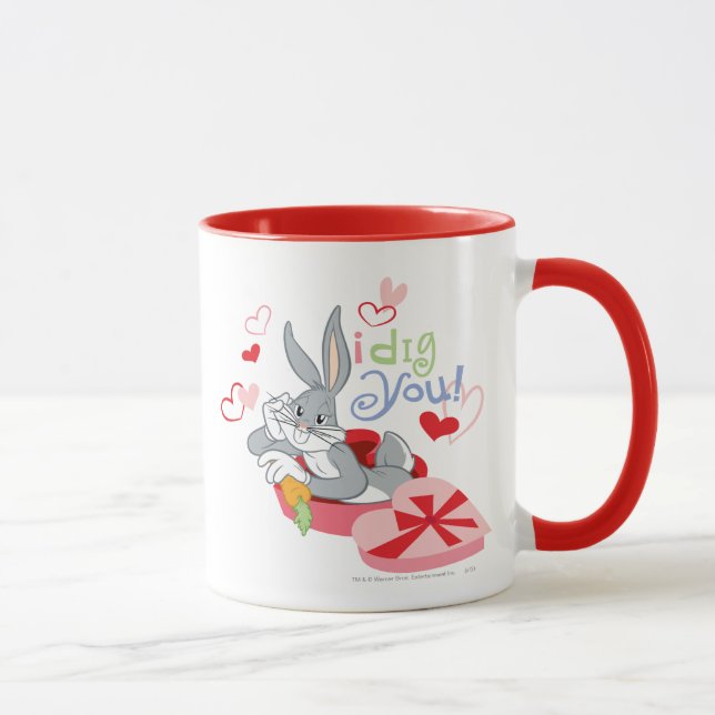 Caneca INSETOS BUNNY™ I Dig You! (Direita)