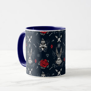 Caneca INSETOS Día De Los Muertos Azulejo BUNNY™ & DAF