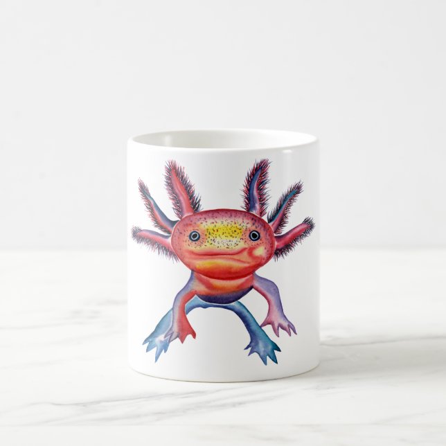 Caneca insolente do design do Axolotl (Centro)