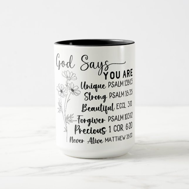 Caneca Inspiração/Religioso/Bíblia Verso (Centro)