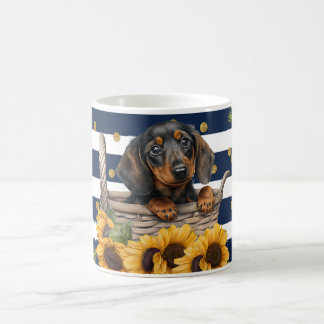 Caneca Inspirada em Dachshund Adorável