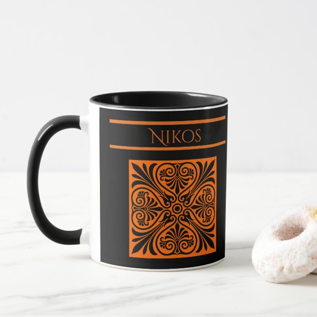 Caneca Inspirado no Clássico Grego Personalizado  (Com Donut)