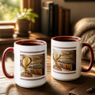 Caneca Inspirador de Viagens Vintage 15oz