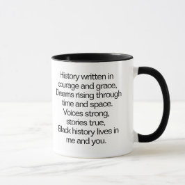 Caneca Inspiradora da História Negra