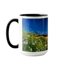 Caneca Inspiradora do Pôr do Sol no Oceano