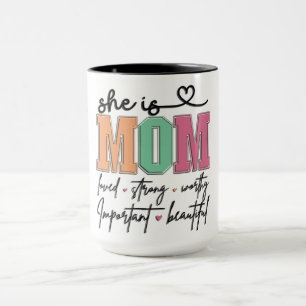 Caneca Inspiradora Ela É Mãe