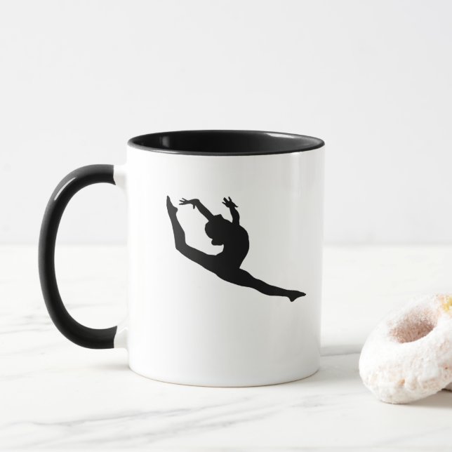 Caneca Inspiradora para Ginastas/Dançarinas - Salt (Com Donut)