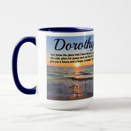CANECA INSPIRANDO JEREMIAH 29:11 SOL PERSONALIZADO
