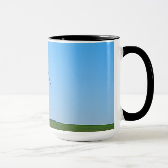 Caneca Instalação de energia eólica - Mug (Direita)
