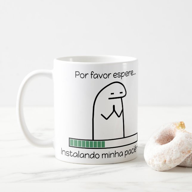 Caneca - Instalando minha paciência (Com Donut)