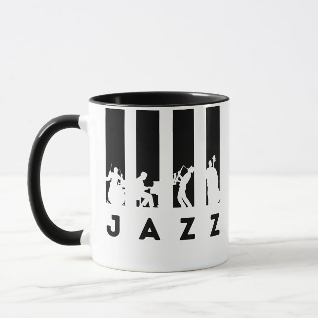 Caneca Instrumentos de música Jazz (Esquerda)