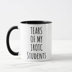 Caneca Instrutor de JROTC Engraçado Lágrimas dos Meus Alu