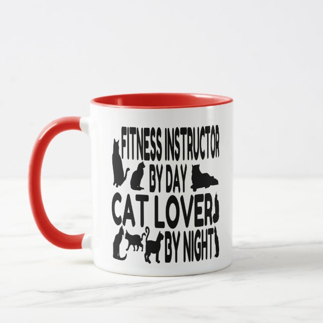 Caneca Instrutor de Malhação do Cat Lover (Esquerda)