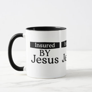 Caneca Insured By Jesus Christian Faith Over Fear Coffee