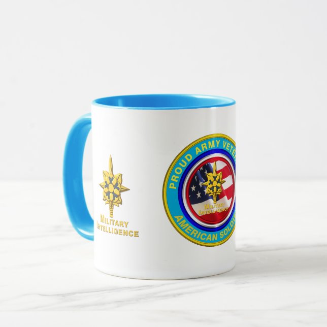 Caneca Inteligência Militar - Veterano Keepsaau (Frente Esquerda)