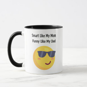 Caneca Inteligente como a Mamãe, Engraçado como o Papai