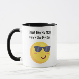 Caneca Inteligente como a Mamãe, Engraçado como o Papai