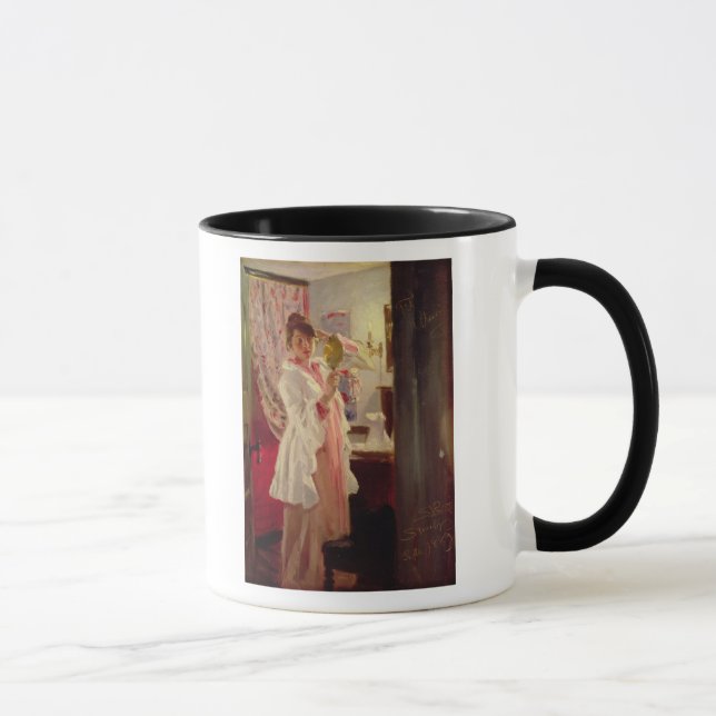 Caneca Interior com a esposa do artista, 1889 (Direita)