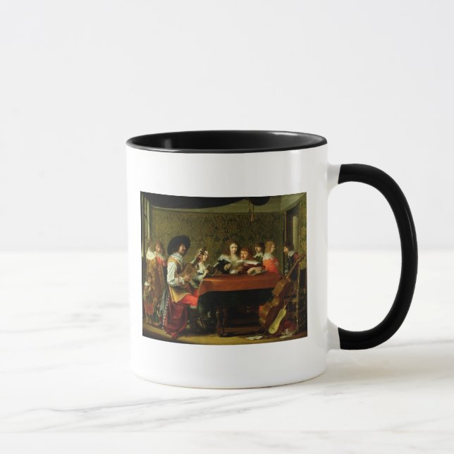 Caneca Interior com músicos e cantores (Direita)