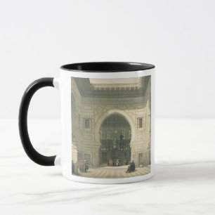 Caneca Interior da mesquita da sultão Hasan, o Cairo,