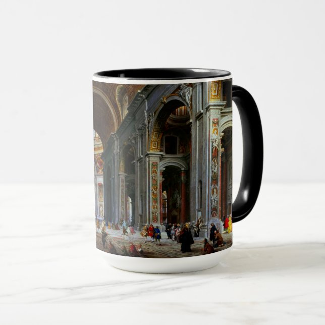 Caneca Interior da Rua, Basilica de Peter, Roma (Frente Esquerda)