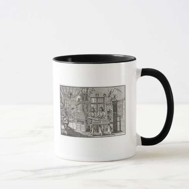 Caneca Interior de trabalhos de impressão em Nuremberg (Direita)