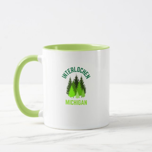 Caneca Interlochen Michigan Hometown Coffee Mug (Esquerda)