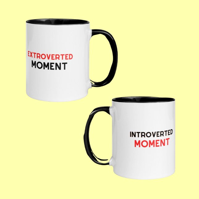 Caneca Introdução ao Momento Extrovertido Mug (Introverted Extroverted Moment MUG)