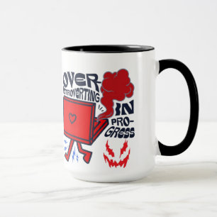 Caneca Introdução em Andamento do Café Mug Engraçado