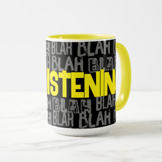 Caneca Introduzir o INTJ anti-social não escutar blá blá
