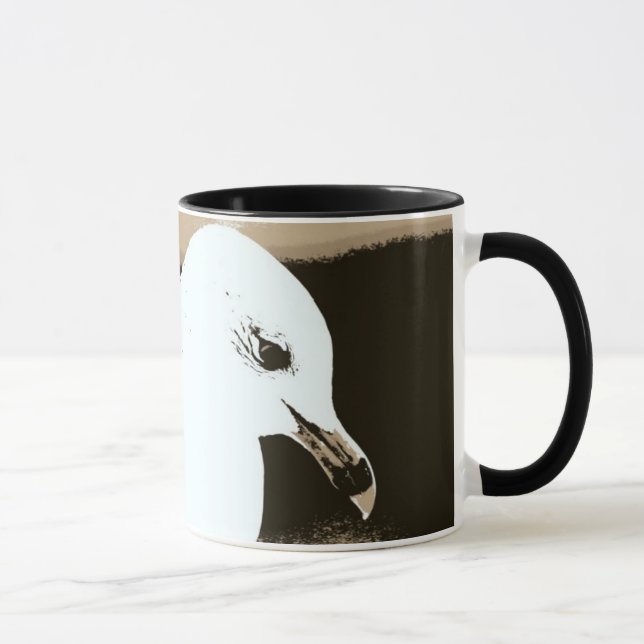 Caneca introspectiva da gaivota! (Direita)