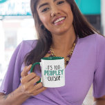 Caneca Introvert Gag Too Peopley Outside Birthday<br><div class="desc">Cute and funny introvert coffee mug to make someone smile. Perfect for your morning coffee or your hot chocolate at night</div>