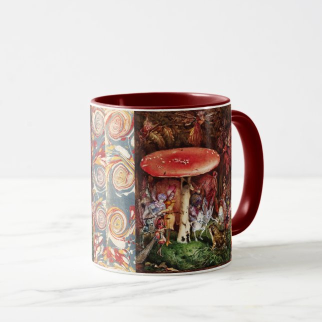 Caneca INTRUDER Frog and Fairies Under Red Mushroom Magic (Frente Esquerda)