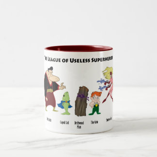 Caneca inútil dos super-herói