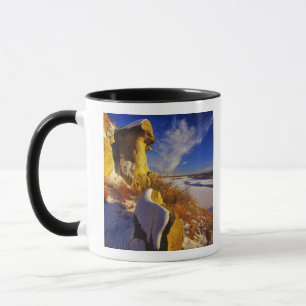 Caneca Inverno ao longo do rio Missouri perto