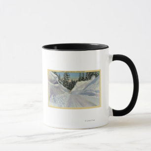 Caneca Inverno de Clearning do arado de neve de Colorado