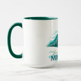 Caneca Inverno nas montanhas