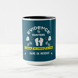 Caneca Investigador de criminalística científica forense