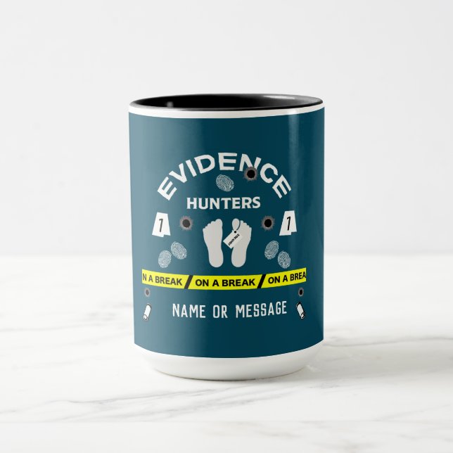 Caneca Investigador de criminalística científica forense (Centro)