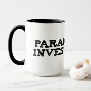 Caneca Investigador Paranormal Caça de Fantasmas
