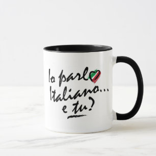 Caneca Io parlo Italiano e tu?