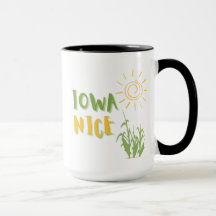 Iowa Nice Mug para Midwesterners